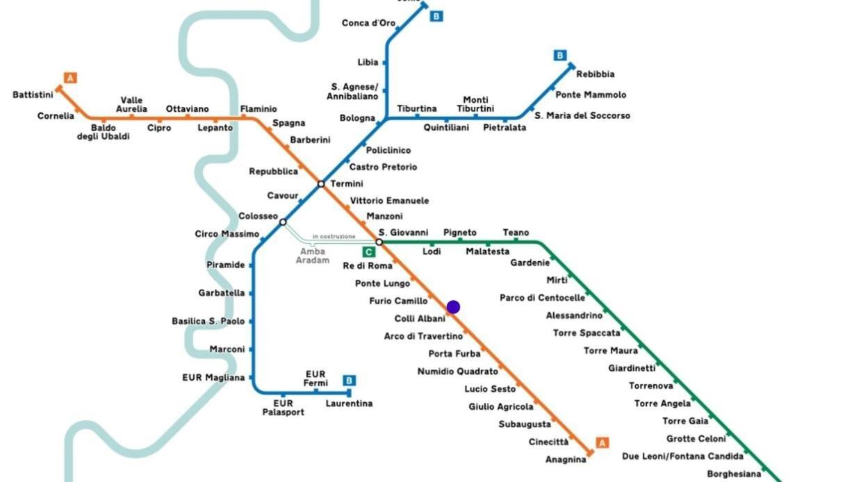 Appartamento Casa Mia Metro A NUOVO Roma Esterno foto