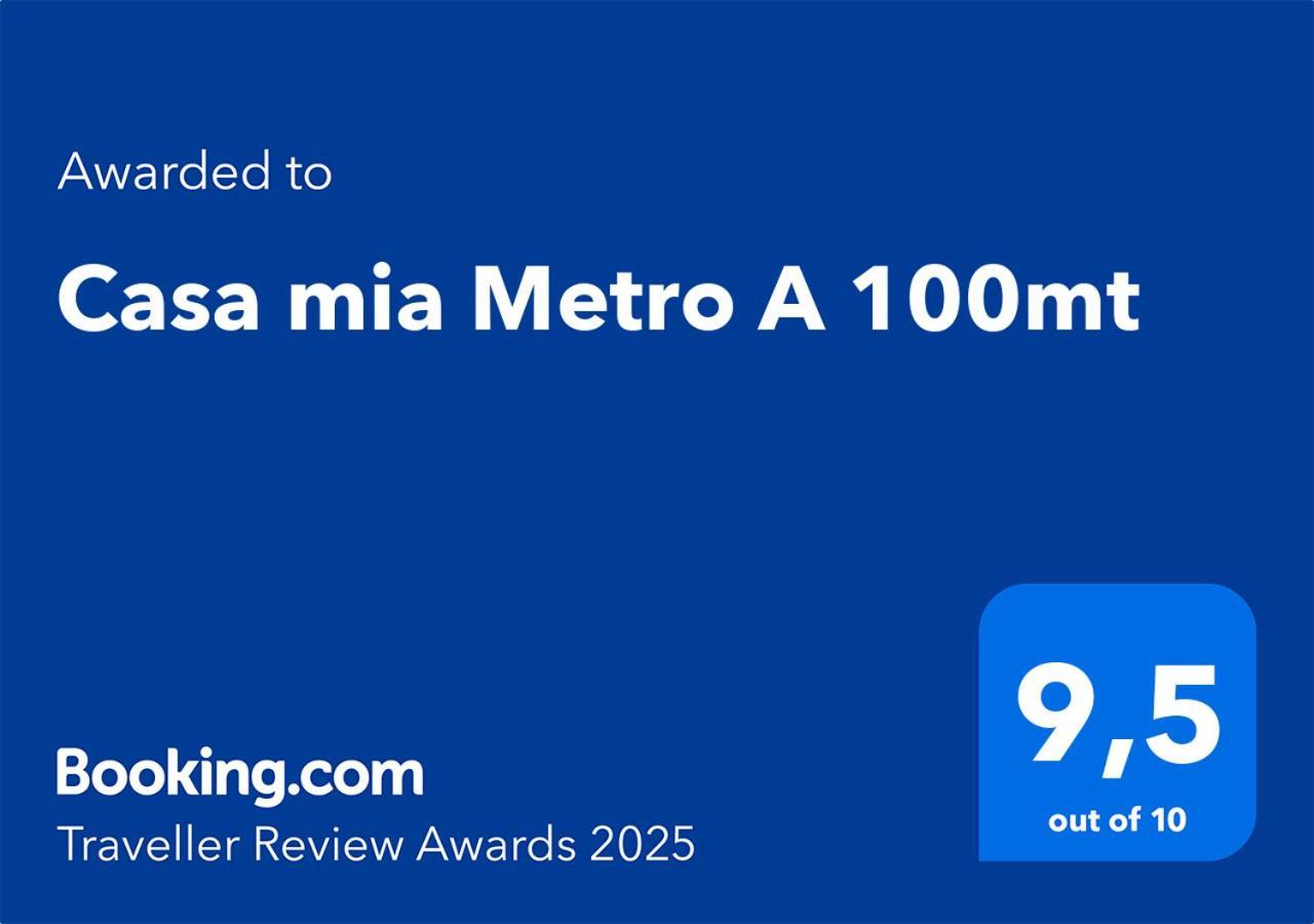Appartamento Casa Mia Metro A NUOVO Roma Esterno foto
